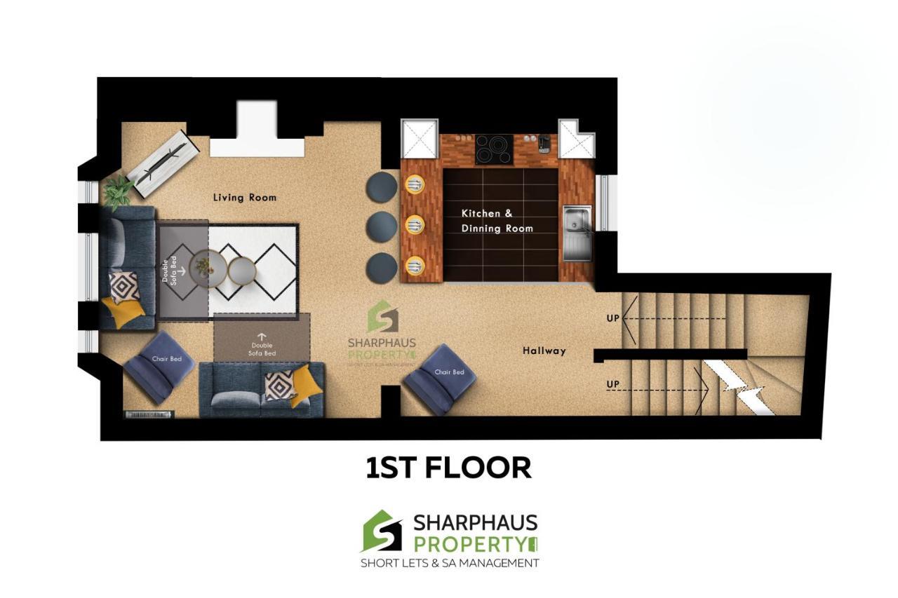 Charming Luxury 3Bed Apartment In A Prime Location By Sharphaus Short Lets & Serviced Accommodation Management 布赖顿 外观 照片